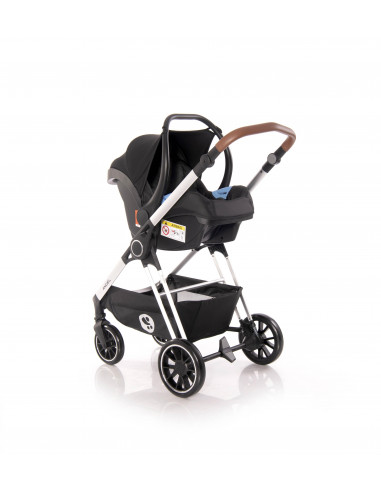 Carucior Set 3 in 1, Angel, cadru din aluminiu Carucior Set 3 in 1, Angel, cadru din aluminiu