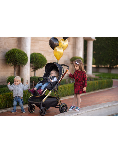 Carucior Set 3 in 1, Angel, cadru din aluminiu Carucior Set 3 in 1, Angel, cadru din aluminiu