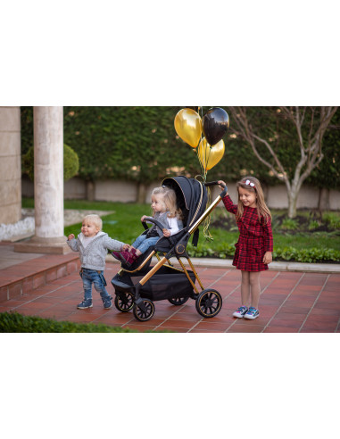 Carucior Set 3 in 1, Angel, cadru din aluminiu Carucior Set 3 in 1, Angel, cadru din aluminiu