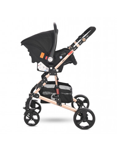 Carucior Set Alba Classic, cos auto inclus, Black,10021662106