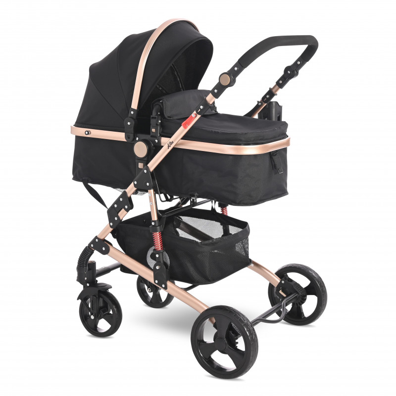 Carucior Set Alba Classic, cos auto inclus, Black,10021662106