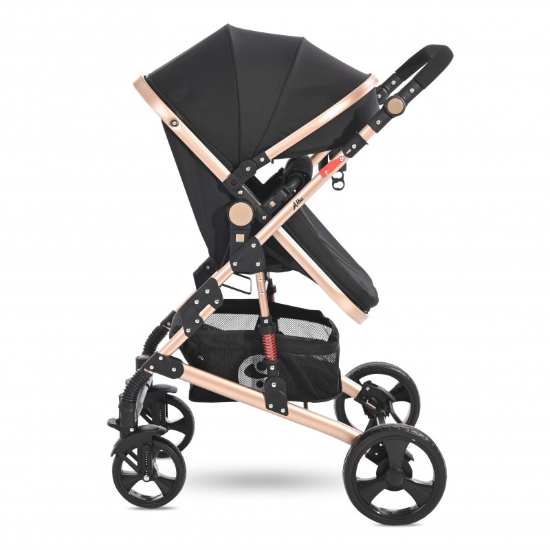 Carucior Set Alba Classic, cos auto inclus, Black,10021662106