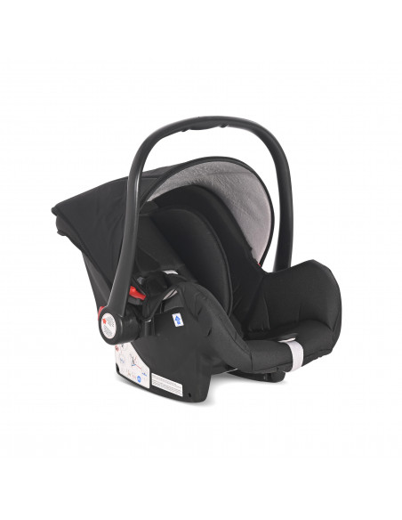 Carucior Set Alba Classic, cos auto inclus, Black,10021662106