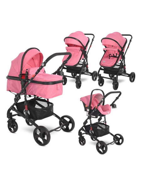 Carucior Set Alba Classic, cos auto inclus, Candy