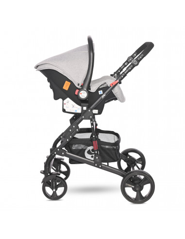 Carucior Set Alba Classic, cos auto inclus, Grey,10021662110