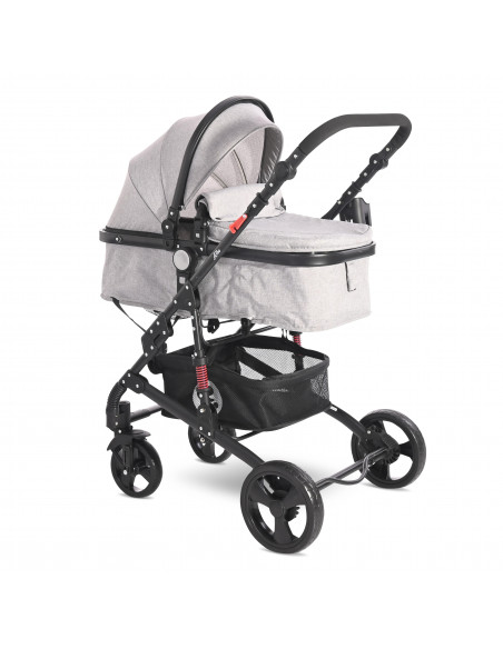 Carucior Set Alba Classic, cos auto inclus, Grey,10021662110