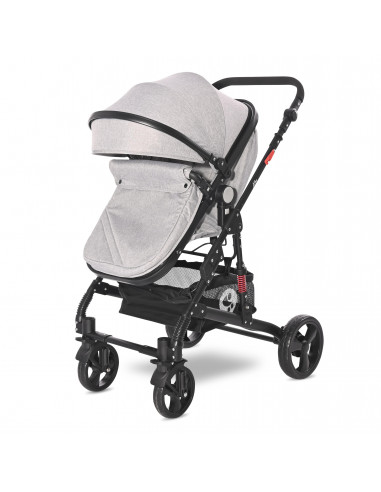 Carucior Set Alba Classic, cos auto inclus, Grey,10021662110