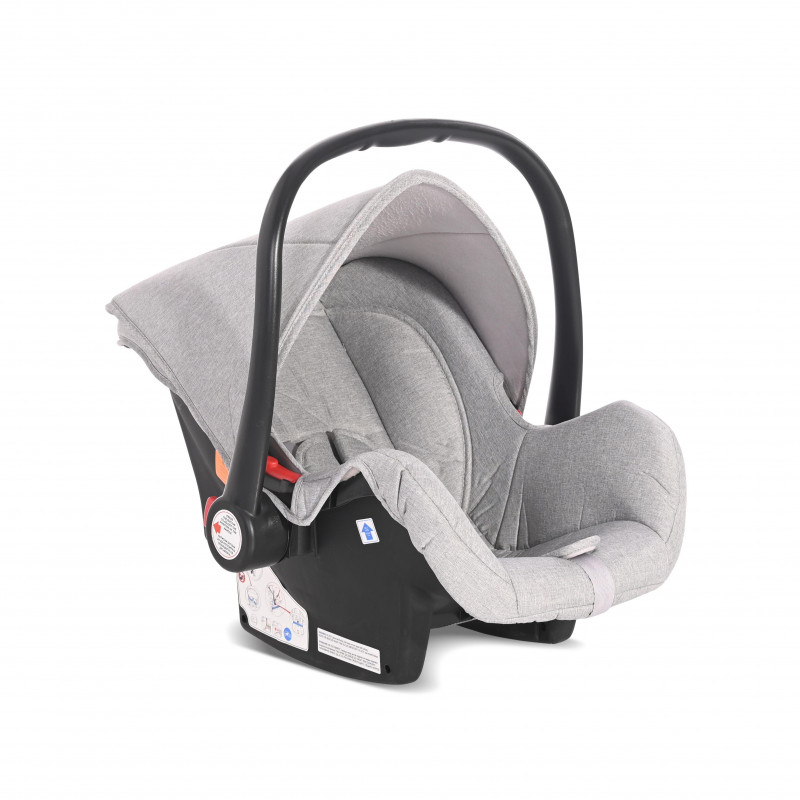 Carucior Set Alba Classic, cos auto inclus, Grey,10021662110