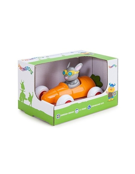 Pilot de curse Iepuras in Masinuta Morcov Cute Racer Pilot de curse Iepuras in Masinuta Morcov Cute Racer