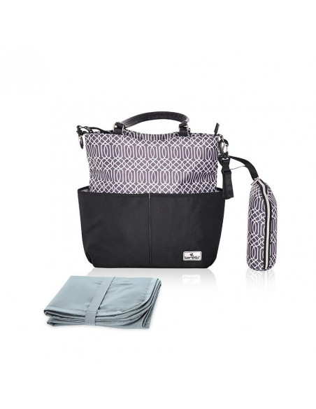 Geanta accesorii bebelusi Laura, compartimentata Geanta accesorii bebelusi Laura, compartimentata