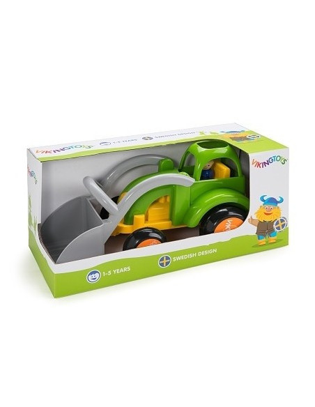 Tractor Excavator culori vesele cu 1 figurina,VK781255