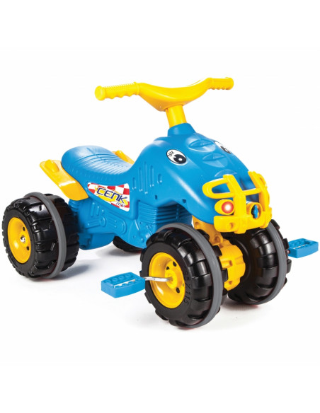 ATV Woopie cu pedale pentru copii Monster Ride Quiet Wheels