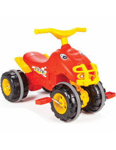 ATV Woopie cu pedale pentru copii Monster Ride Quiet Wheels, Albastru