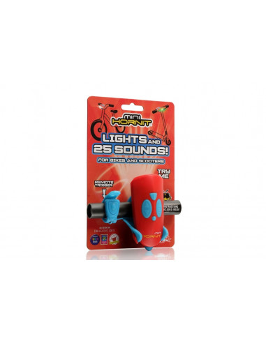 Claxon Mini Hornit cu lumina - rosu si albastru,HN7575REBU