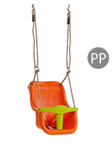 Leagan Baby Seat LUXE Culoare: Orange/Lime Green, franghie PP