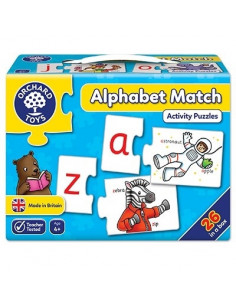 Joc educativ - puzzle in limba engleza Invata alfabetul prin