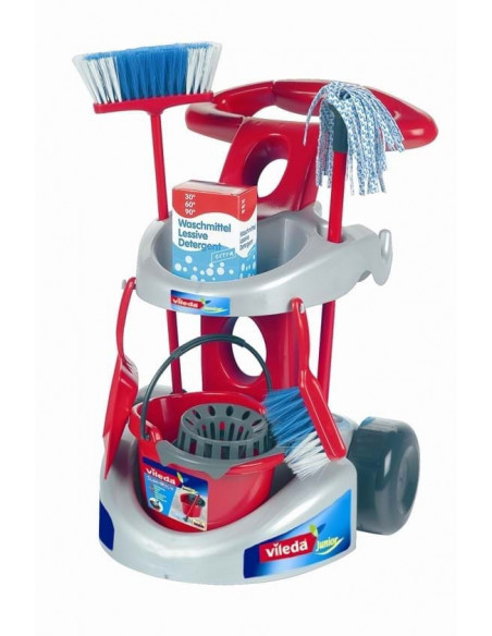 Jucarie - Carucior cu accesorii pentru menaj - Vileda,TK6721