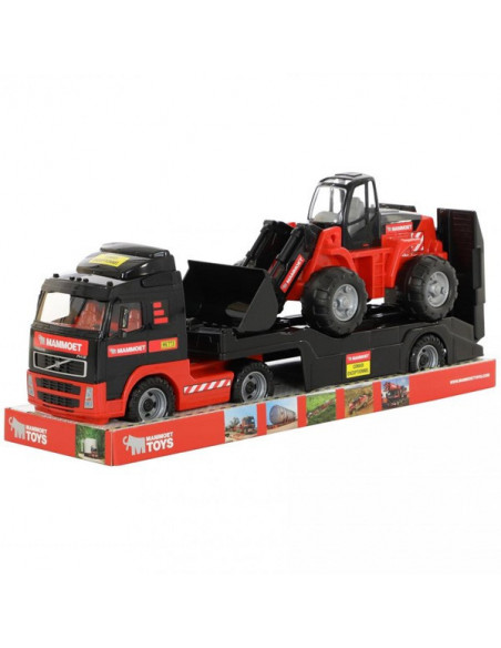 Camion+buldozer - Mammoet, 89x19x25 cm, Polesie,ROB-57105