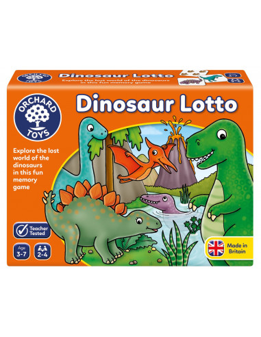 Joc educativ Dinozaur DINOSAUR LOTTO,OR036