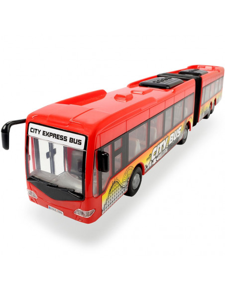 Autobuz Dickie Toys City Express Bus rosu,S203748001-RE