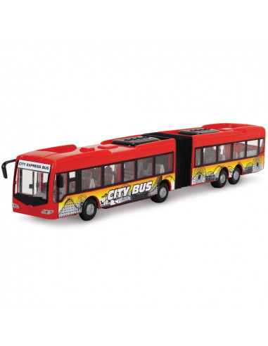 Autobuz Dickie Toys City Express Bus rosu,S203748001-RE
