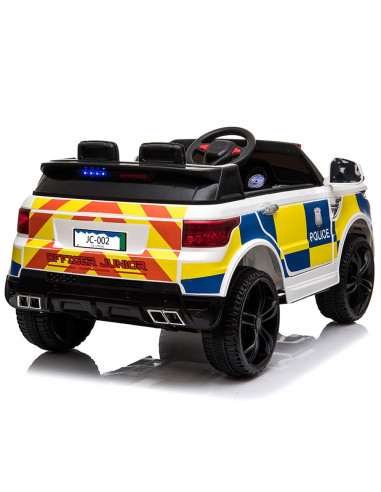 Masinuta electrica Chipolino SUV Police white,ELJPOL02102WH