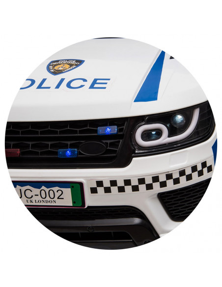 Masinuta electrica Chipolino SUV Police white,ELJPOL02102WH