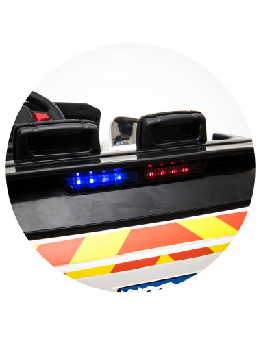 Masinuta electrica Chipolino SUV Police white,ELJPOL02102WH
