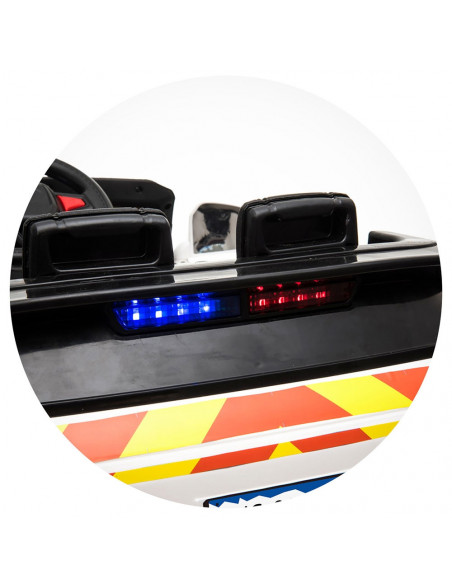 Masinuta electrica Chipolino SUV Police white,ELJPOL02102WH