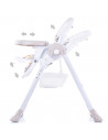 Scaun de masa Chipolino Maxi latte,STHMX02102LA