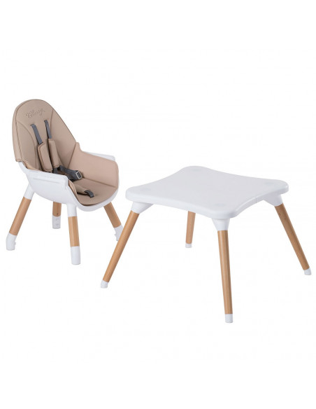 Scaun de masa Chipolino Classy 3 in 1 latte,STHCL02102LA