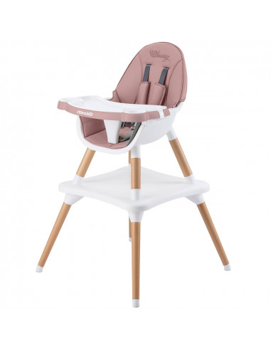Scaun de masa Chipolino Classy 3 in 1 peony pink,STHCL02103PP