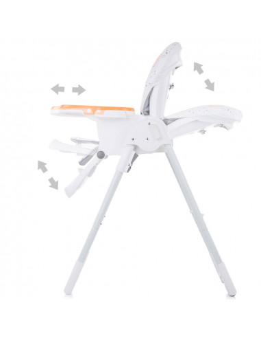 Scaun de masa Chipolino Sweety tangerine,STHSW02003TA