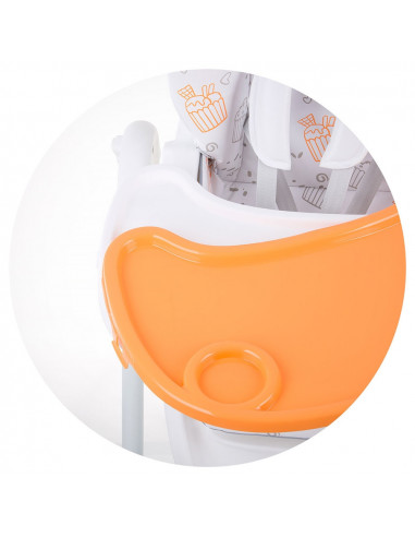 Scaun de masa Chipolino Sweety tangerine,STHSW02003TA