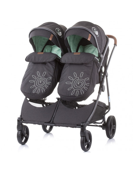 Carucior gemeni Chipolino Duo Smart 3 in 1 mint,ST-KBDS02102MI