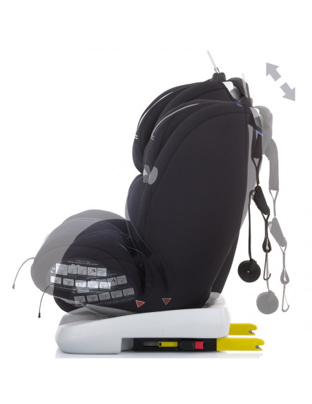 Scaun auto Chipolino Journey 0-36 kg asphalt cu sistem Isofix