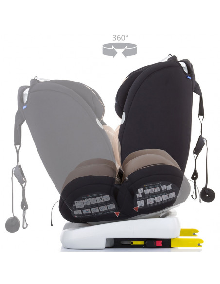 Scaun auto Chipolino Journey 0-36 kg latte cu sistem Isofix si
