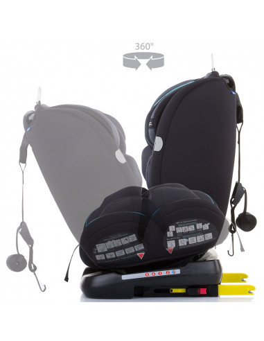 Scaun auto Chipolino Journey 0-36 kg mint cu sistem Isofix si