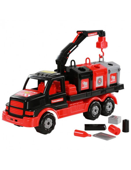 Camion salubrizare+pubele - Mammoet, 47x18x23 cm, Polesie,68507