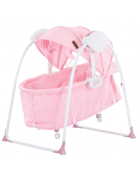 Patut si leagan electric Chipolino Gia peony pink,LSHGI02103PP