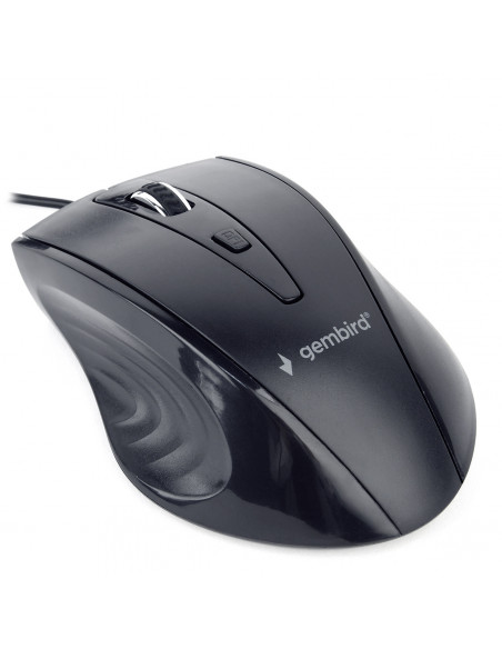 MOUSE GEMBIRD, notebook, PC, cu fir, optic, USB, 1200 dpi, 4/1