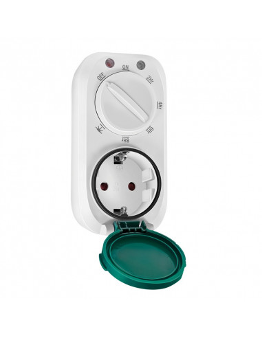 PRIZA inteligenta LOGILINK, Schuko x 1, conectare prin Schuko
