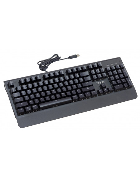 TASTATURA MECANICA SPACER USB, switch-uri mecanice albastre, 50