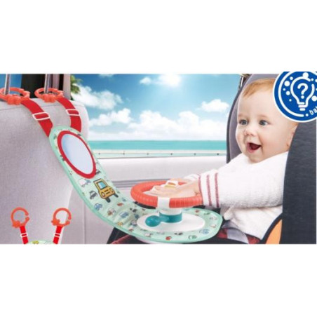 Jucarie interactiva volan muzical, 60 cm, multicolor,1019151