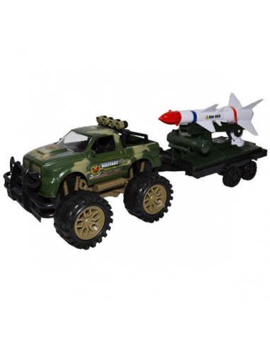 Jeep Cu Remorca Si Racheta, 53 Cm,16870