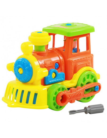 Locomotiva demontabila, 28x16x18 cm, Polesie,ROB-71255