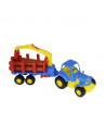 Tractor cu remorca + lemne - Hardy, 48x13x20 cm