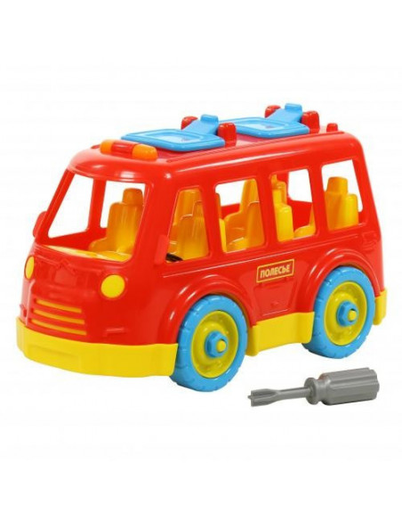 Autobuz demontabil, 26,5X14,5X15,5 cm, Polesie,ROB-71248
