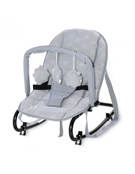 Fotoliu balansoar Rock Star Luxe, Silver Blue Stars,10110152149