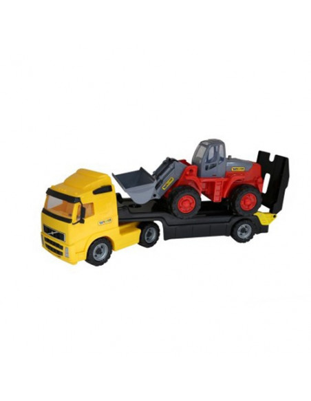 Trailer+excavator - Volvo PowerTruck, 89x19x25 cm
